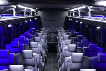 Livermore Charter Bus Interior