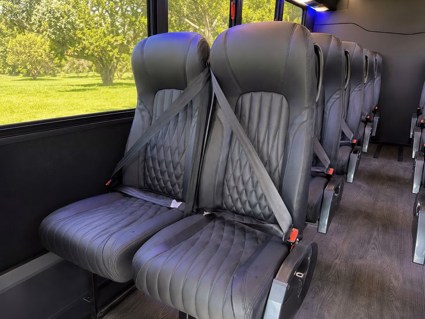 15 passenger minibus inside