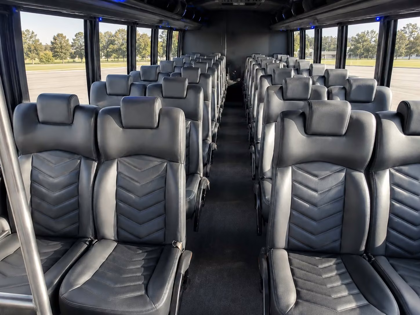15 passenger minibus interior