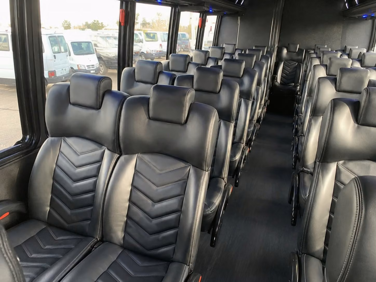 20 passenger minibus interior