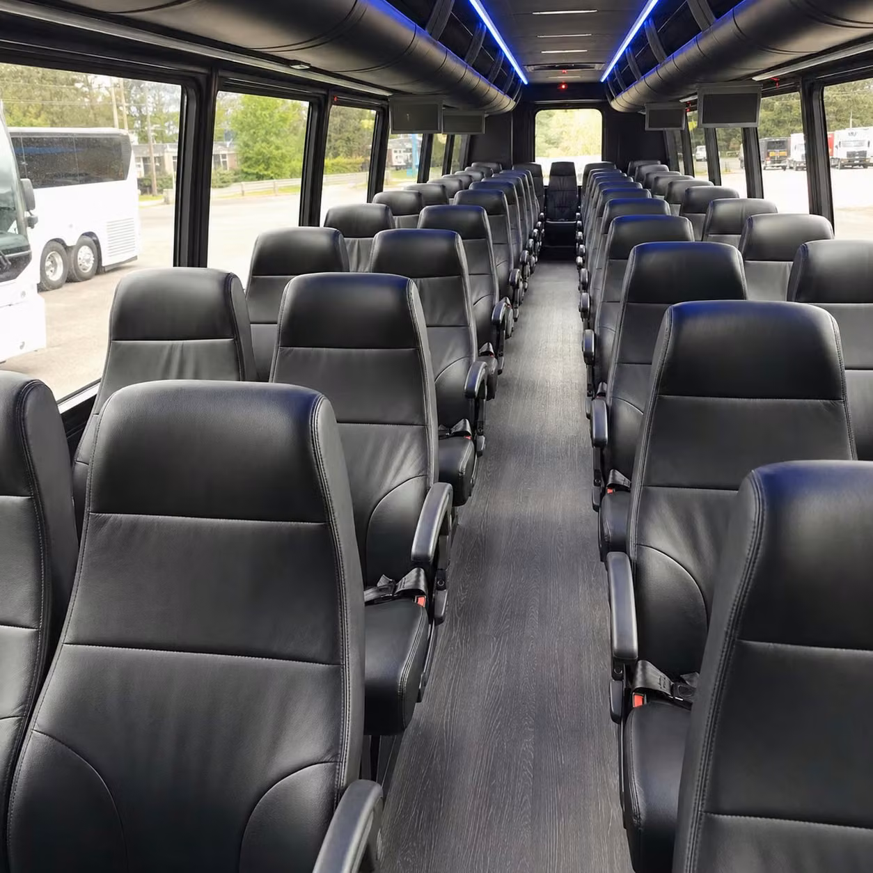 25 passenger minibus interior