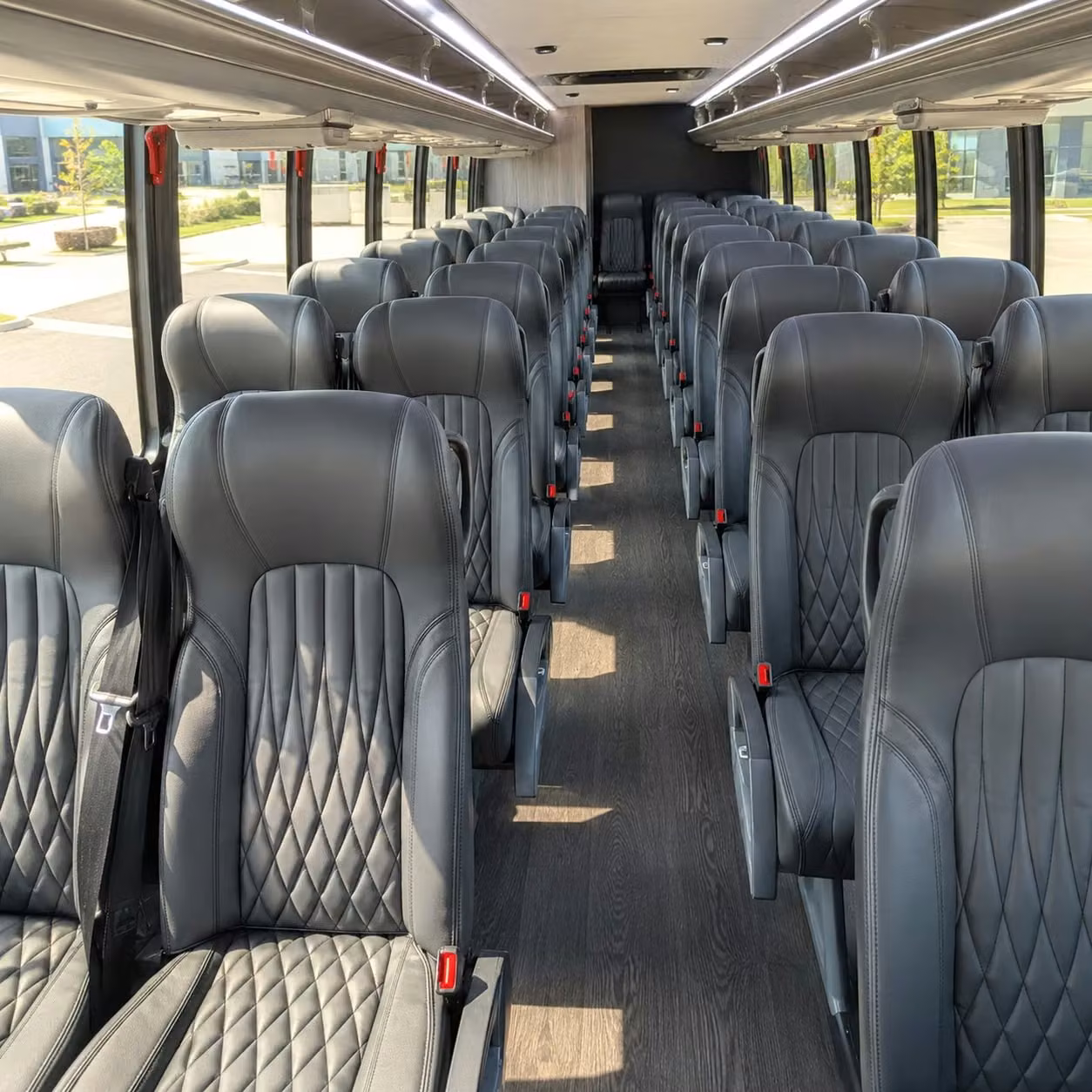 28 passenger minibus inside