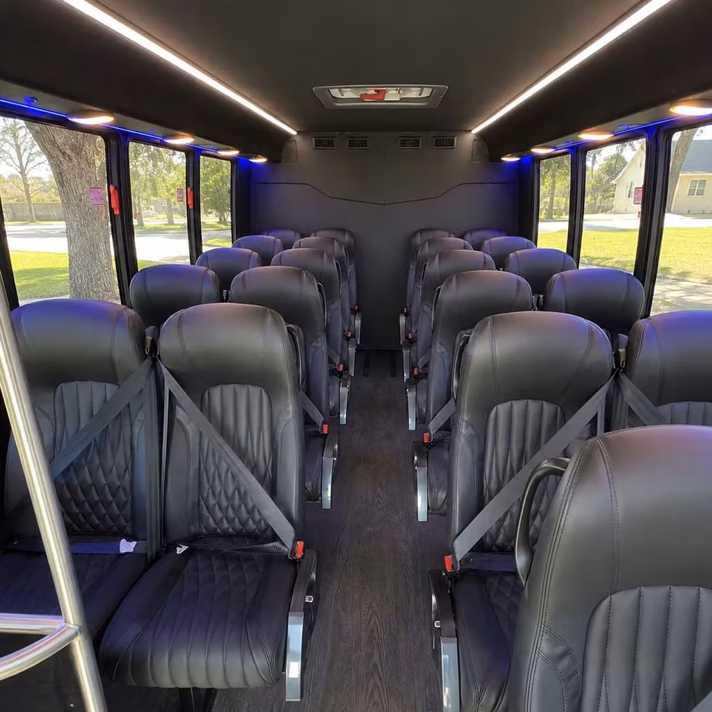 30 passenger minibus inside