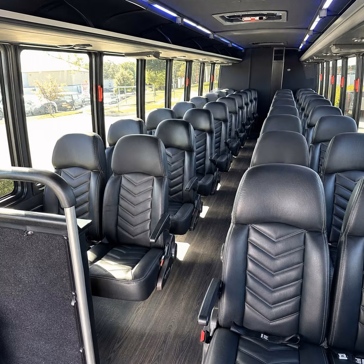 30 passenger minibus interior