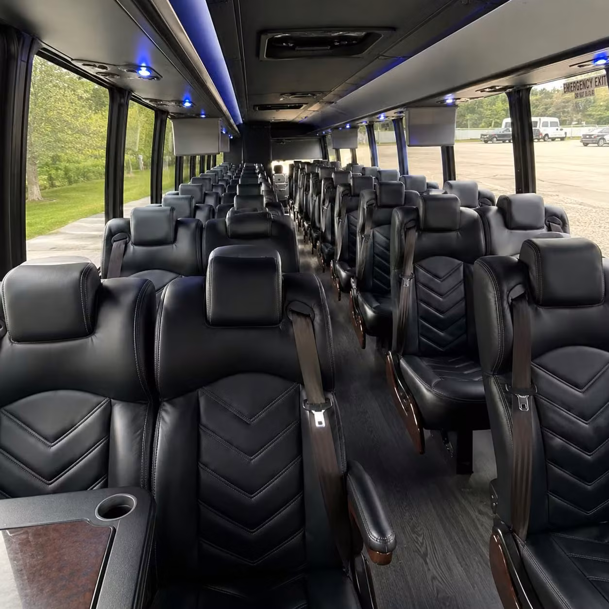 35 passenger minibus inside