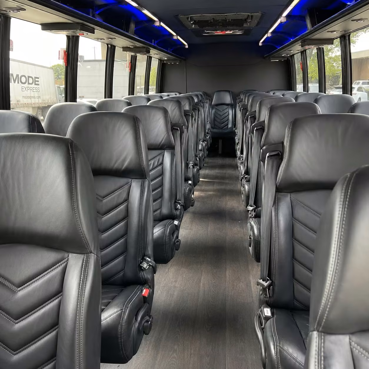 35 passenger minibus interior