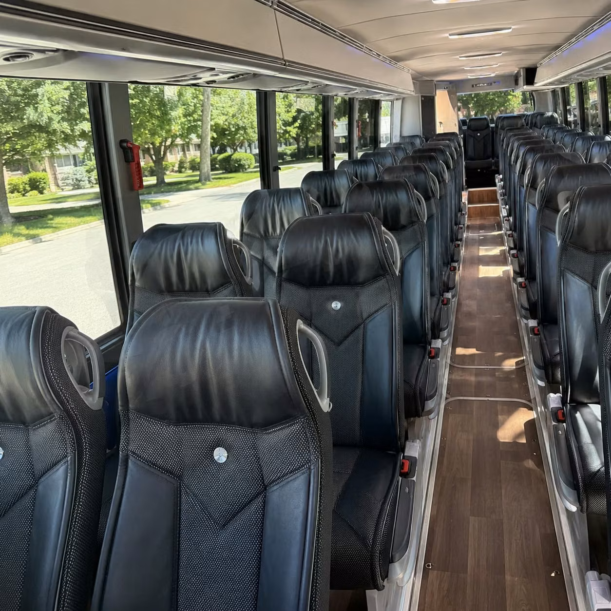 livermore charter bus interior