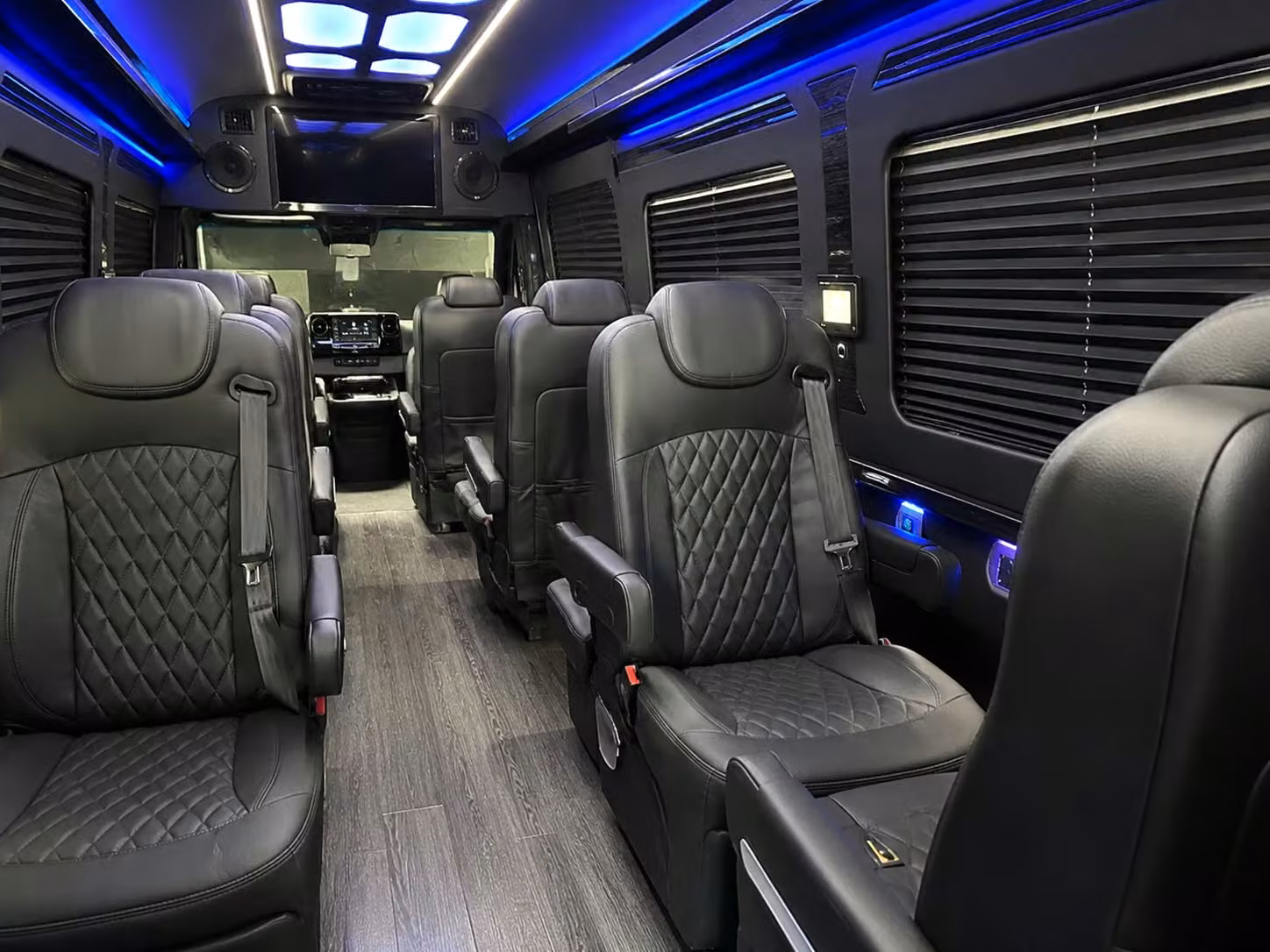sprinter van with driver interior